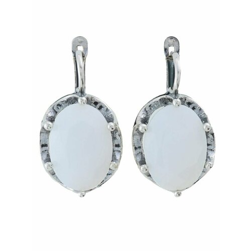 Серьги ФАБРИКА украшений ВИнтаж Дуо, лунный камень