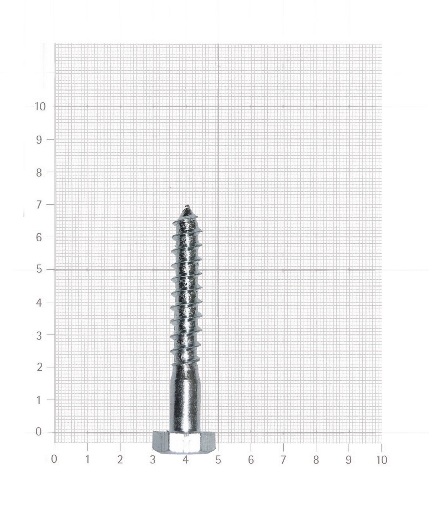 болт din 571 сантехнический оцинк 10х70 (2 шт) Tech-Krep - фото №5