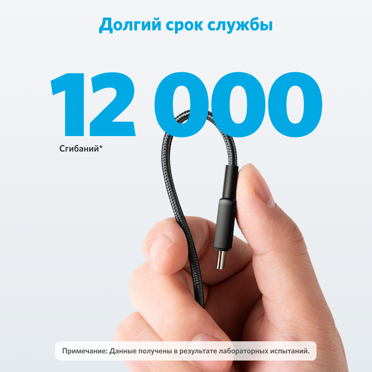 Кабель Anker 322 USB-C/USB-C 1.8 м, черный — фото 2