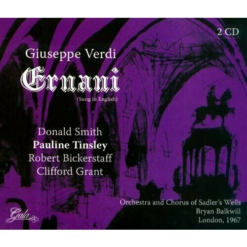 AUDIO CD Verdi, Ernani. (Performed in English by Donald Smith, Pauline Tinsley) audio cd janacek jenufa performed in german by jurinac hongen kmentt cox modl popp et al vienna …