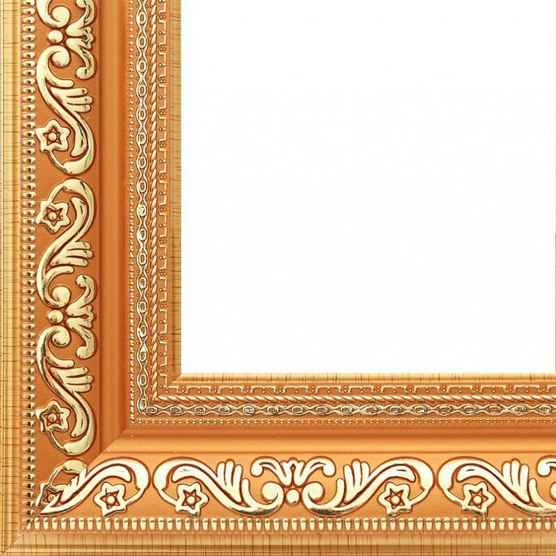 Белоснежка 1242-BL Рама багетная Jasmine (коричневый+золотой), 30 х 40 см