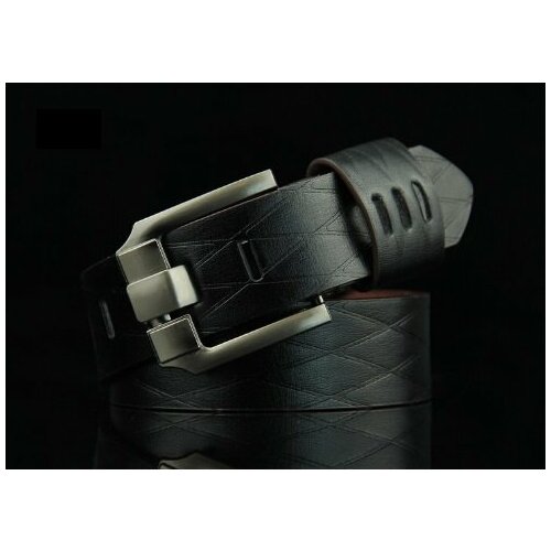 фото Ремень , размер 110, черный cayue kubai