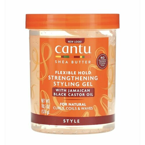 Масло ши, гель для укладки гибкой фиксации, 524 г Cantu