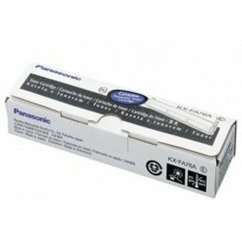 Panasonic Тонер-картридж Panasonic KX-FA76A оригинальный черный картридж kx fa76a black для принтера панасоник panasonic kx fl503 kx fl521