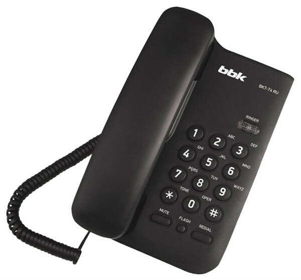 Телефон BBK BKT- 74RU черный