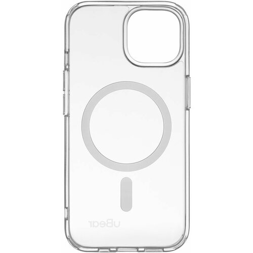 Чехол (клип-кейс) UBEAR Real Mag Case, для Apple iPhone 15, противоударный, прозрачный [cs252tt61rl-i23m]