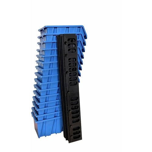 Лоток для метизов Accurate полипропилен 150x95x70 мм 15 шт с планкой 4 шт 1884₽