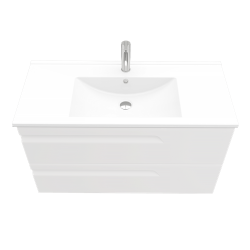 Тумба подвесная ATLAS 100 под умыв-к Creavit Su 100 белый матовый LA-WCAB-100-122 62716₽