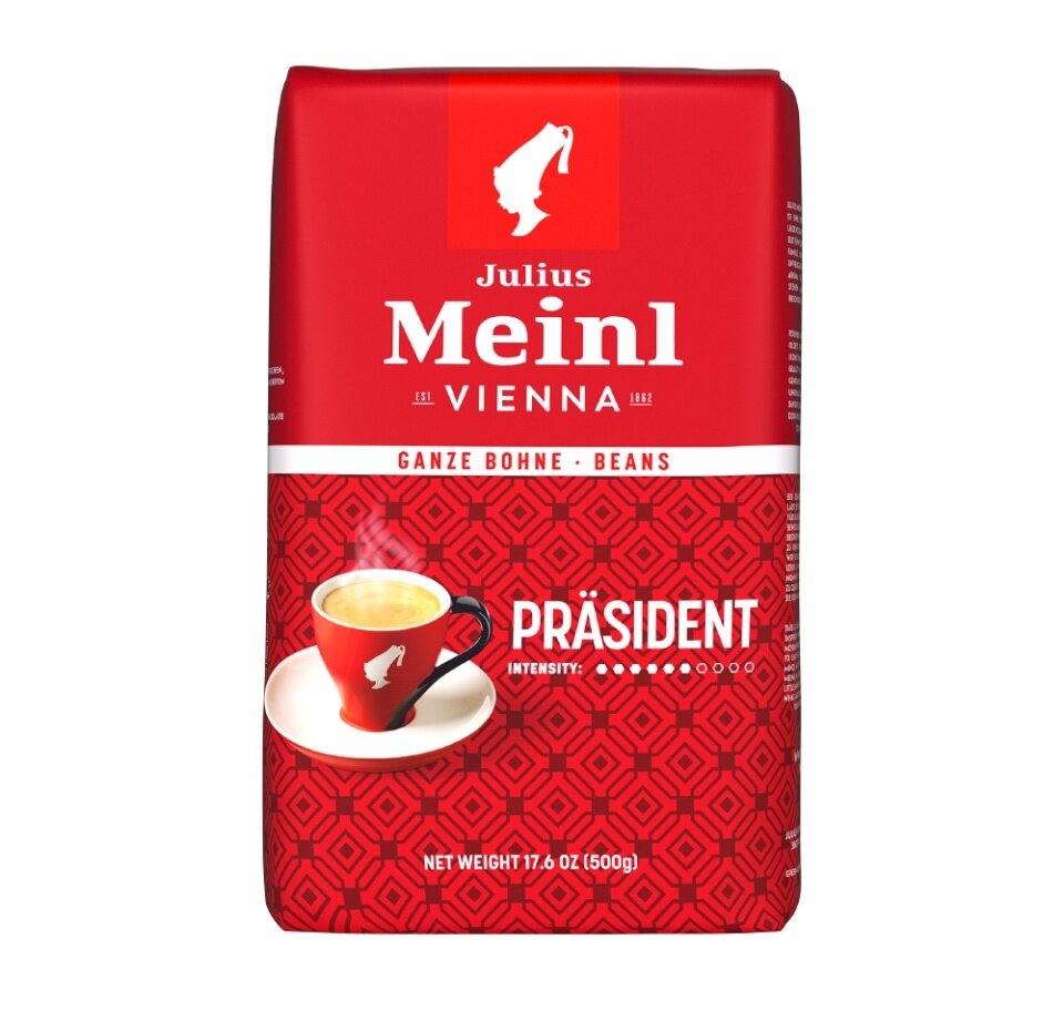 Кофе в зернах Julius Meinl Президент