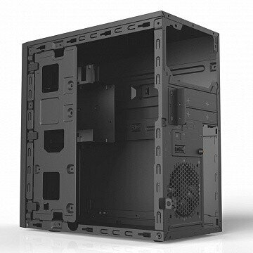Корпус Powerman EK303 mATX, Desktop, 230 Вт черный (6151098)