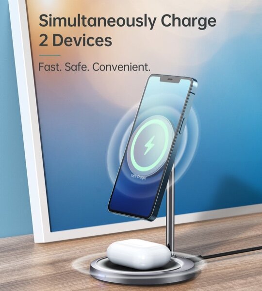 Док-станция Choetech 2-in-1 Magsafe Wireless Charger