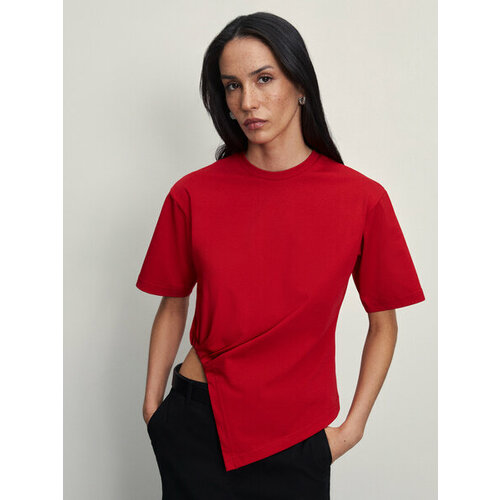фото Футболка zarina, размер xl (ru 50)/170, красный