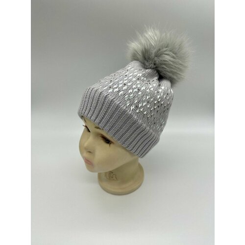 фото Шапка tutu, размер 48-52, серый