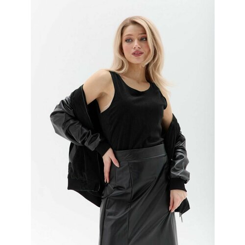 фото Топ boriso, размер 44, черный