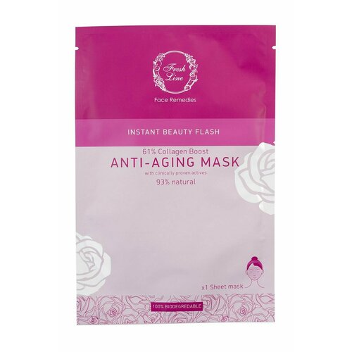Омолаживающая тканевая маска для лица с экстрактом софоры / Fresh Line Instant Beauty Flash Anti-Aging Mask fresh line instant beauty flash set