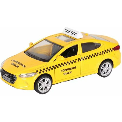 Модель машины Hyundai Elantra Такси 1:40 (11,5см) 67372 Инерционный механизм