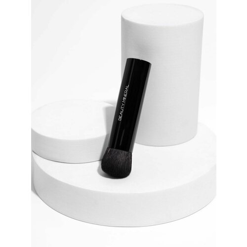 Кисть кабуки mini для минерального макияжа, пудры, румян, тонального крема линейки BEAUTY MINERAL PREMIUM