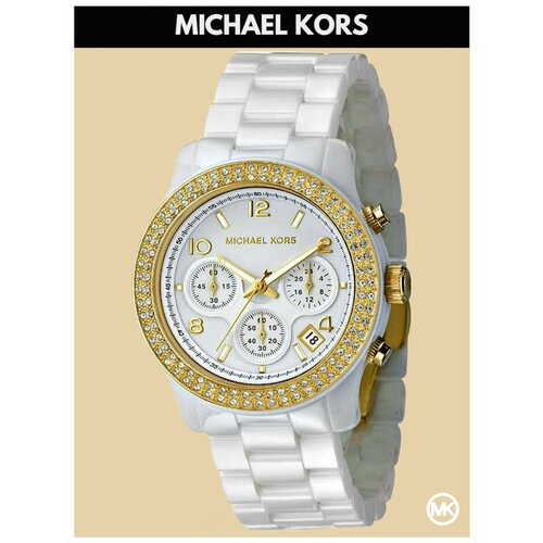 фото Наручные часы michael kors runway m5237k, золотой, белый