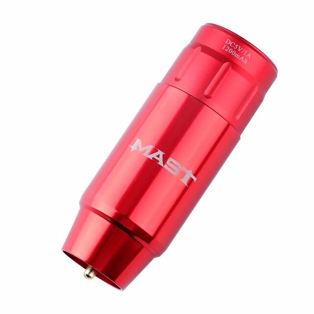 Беспроводной блок питания для тату машинки Mast Power P112 RCA Red