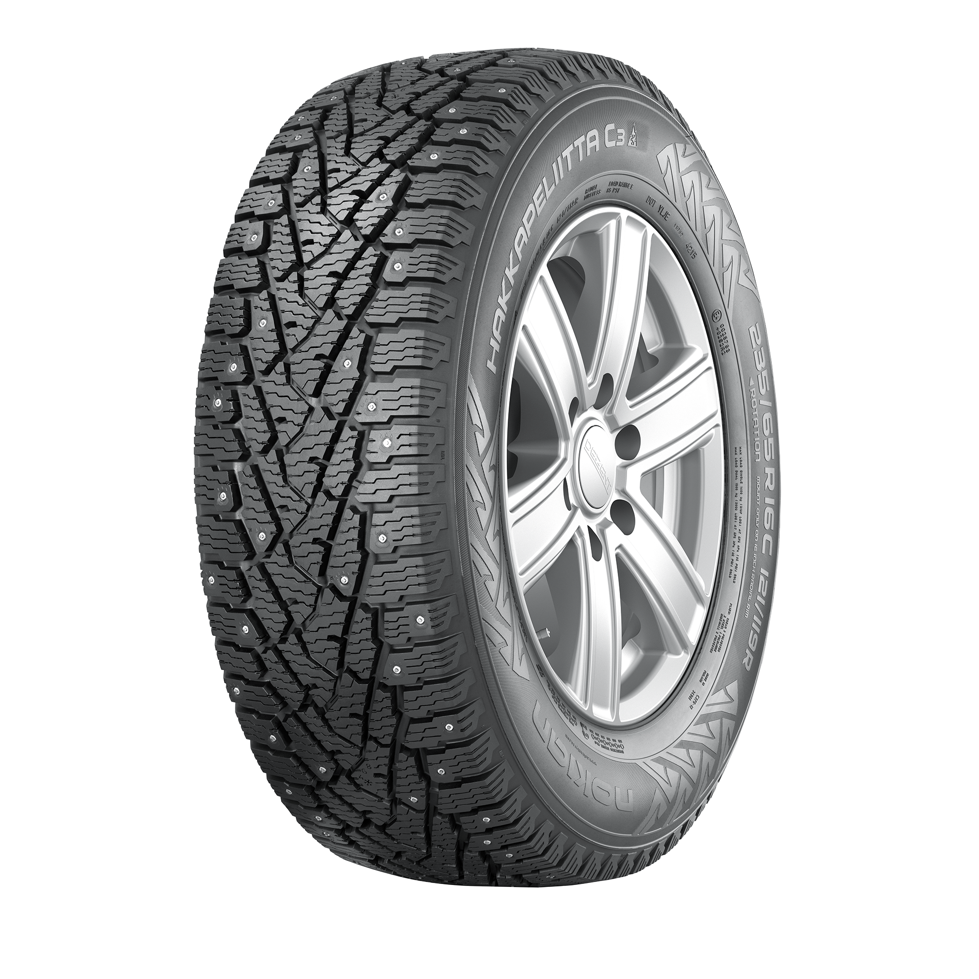 Nokian Tyres Hakkapeliitta C3 205/70 R15C 106R зимняя