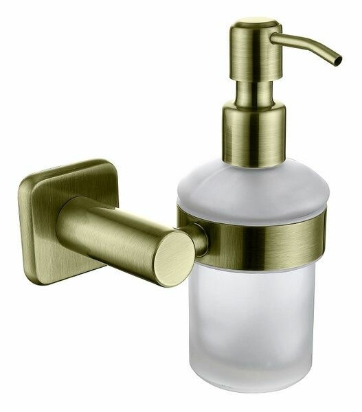 Дозатор для жидкого мыла настенный (стекло) KAISER KH-4710 бронза (нерж)