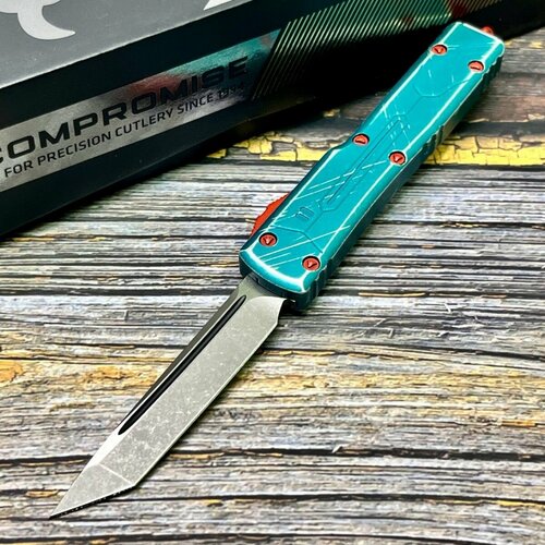 фото Нож складной microtech mct14910bh utx-70, m390 blade, bounty hunter handle нет бренда