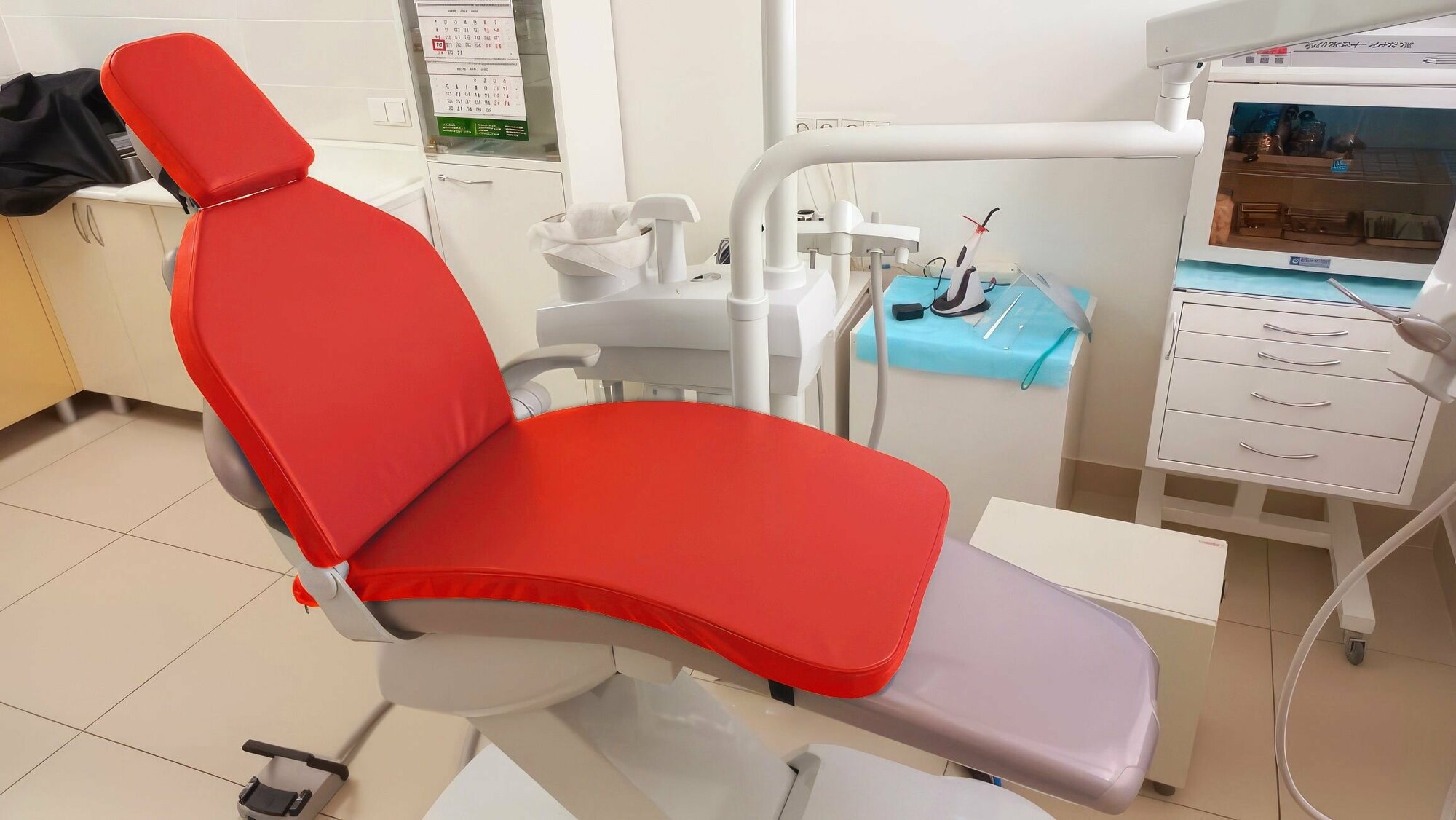 фото Стоматологический матрас универсальный Красный