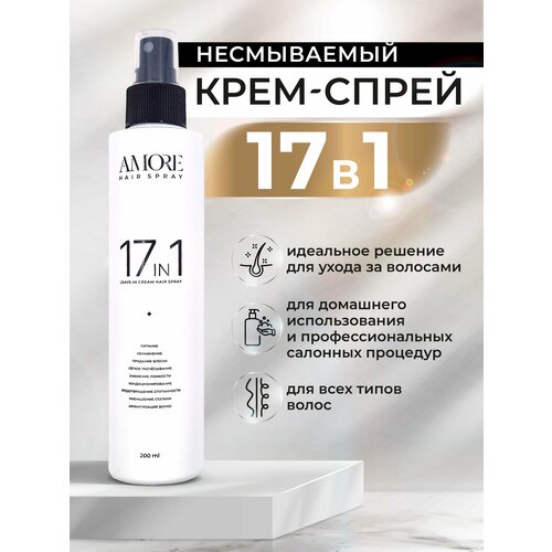 Спрей для волос. Несмываемый крем-спрей 17 в 1