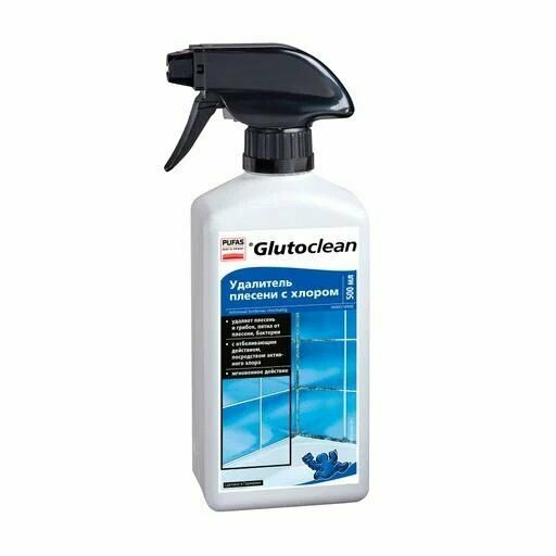 Glutoclean спрей для удаления плесени с хлором, 0.5 л - фотография № 9