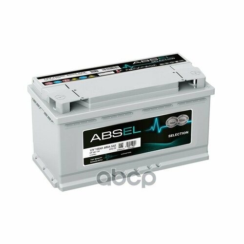 Аккумулятор Absel Selection 12V 100Ah 830A 353X175x190 Din Type Оп ABSEL арт QX542154 22154₽
