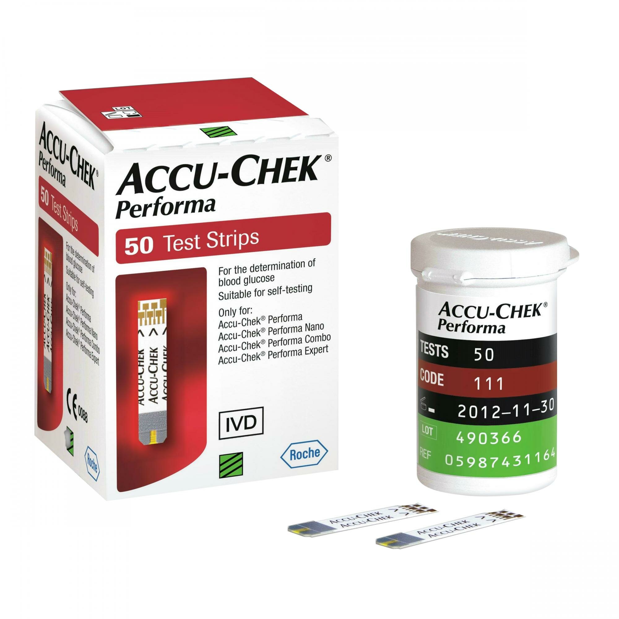 -   Accu-Chek Performa (- ), 50 