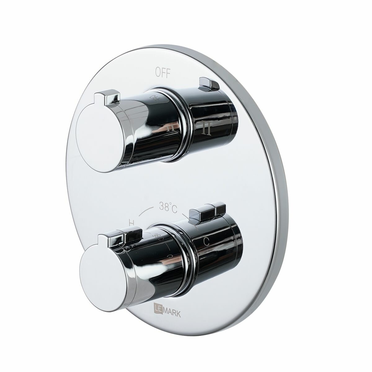 фото Смеситель Lemark Yeti LM7827C для ванны и душа, встраиваемый, термостатический