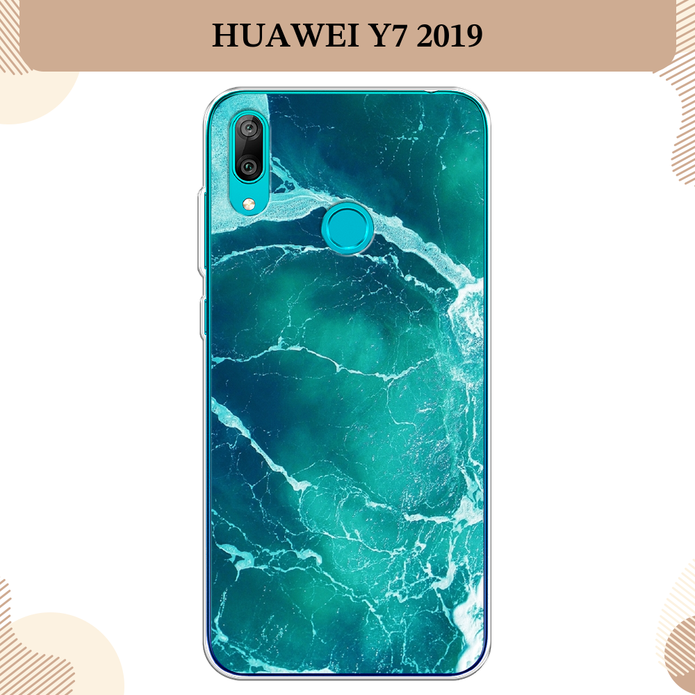 Силиконовый чехол "Изумрудный океан" на Huawei Y7 2019 / Хуавей Y7 2019