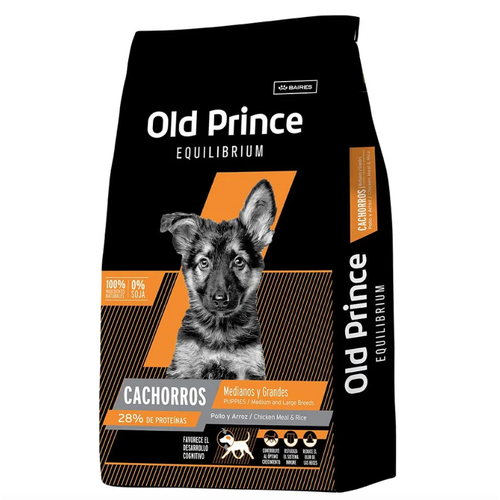 Old Prince Equilibrium сухой корм для щенков средних и крупных пород с цыпленком
