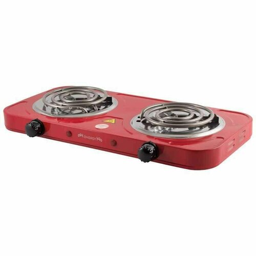 Плита настольная Energy 1000 Вт 2 конфороки красного цвета 449000₽