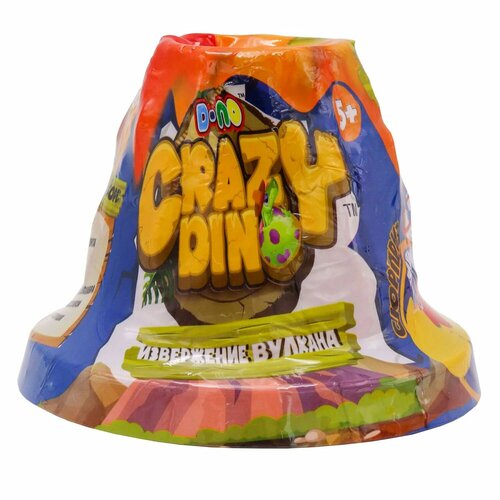 Фигурка Crazy Dino в вулкане в непрозрачной упаковке (Сюрприз) CD04 фигурка hatchimals пикси в непрозрачной упаковке сюрприз 6059069