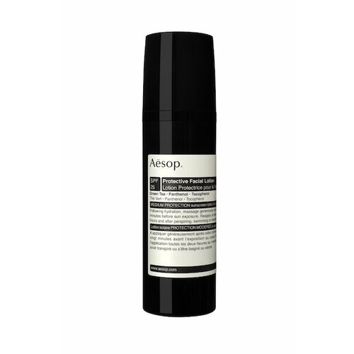 Aesop Protective Facial Lotion SPF 25 Лосьон для лица с SPF 25 Зеленый чай/витамин В5/витамин Е 50 мл aesop лосьон для лица protective facial lotion spf25 50 мл