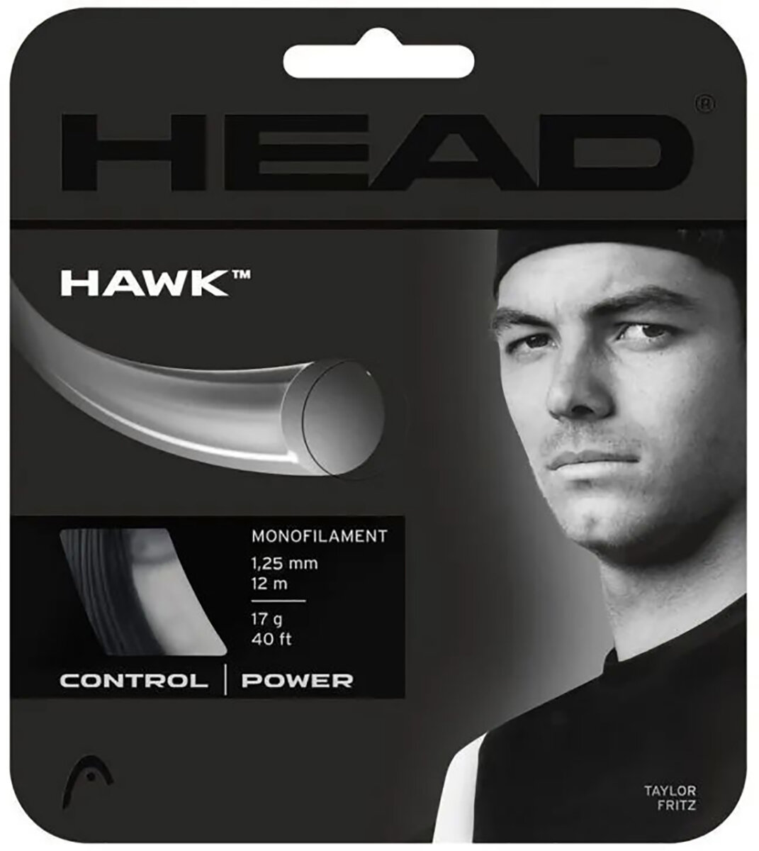 Струны Head Head Hawk 1.30 Set 12 Унисекс 281103-16BK 16BK черный