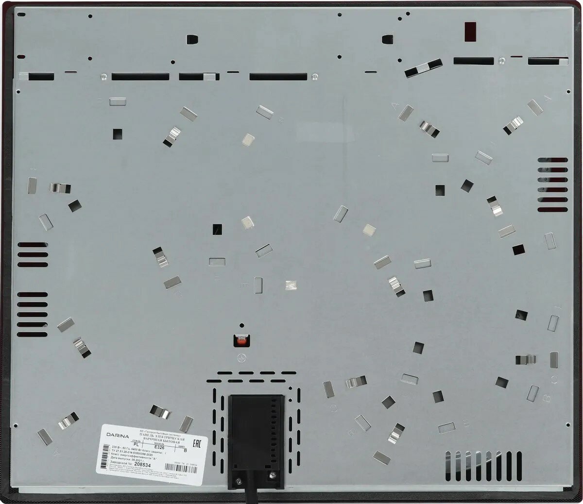 Варочная панель Darina PL E326 B, электрическая, независимая, черный - фото №6