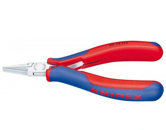 Knipex Плоскогубцы захватные для электроники, 115 мм, 2-комп ручки KN-3512115