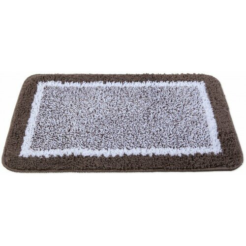 Коврик из микрофибры Рамка 75х45 см Коричневый
