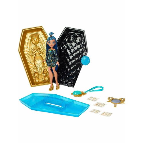 кукла monster high cleo de nile hhk54 Оригинальная кукла Monster High Beauty Case Cleo De Nile