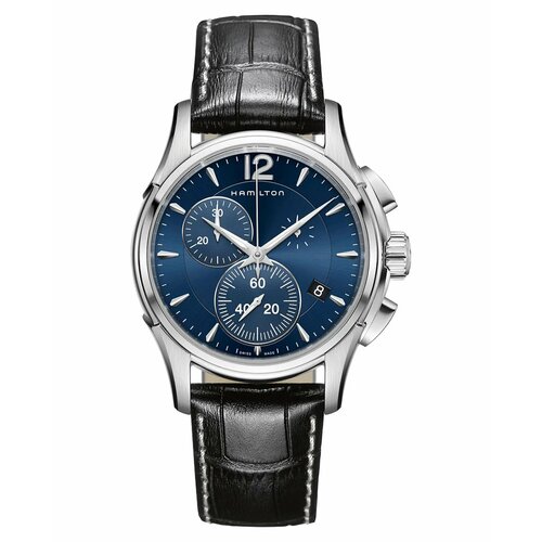 фото Наручные часы hamilton jazzmaster, синий