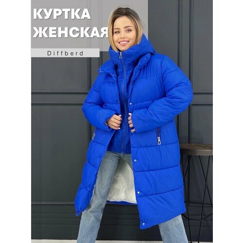 фото Куртка diffberd, размер 42, синий