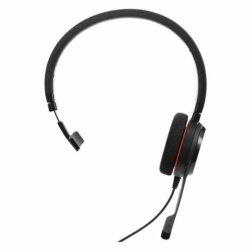 Гарнитура Jabra Evolve 20 MS Mono, для контактных центров, накладные, проводные, моно, черный [4993-823-109]