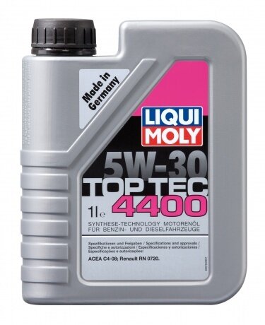 Моторное масло LIQUI MOLY Top Tec 4400 5W-30 синтетическое 1л.