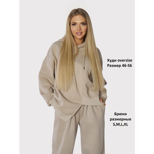 фото Костюм, размер l, бежевый yarina