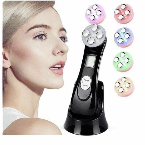 Микротоковый косметологический аппарат для RF лифтинга и омоложения кожи черный 1999₽