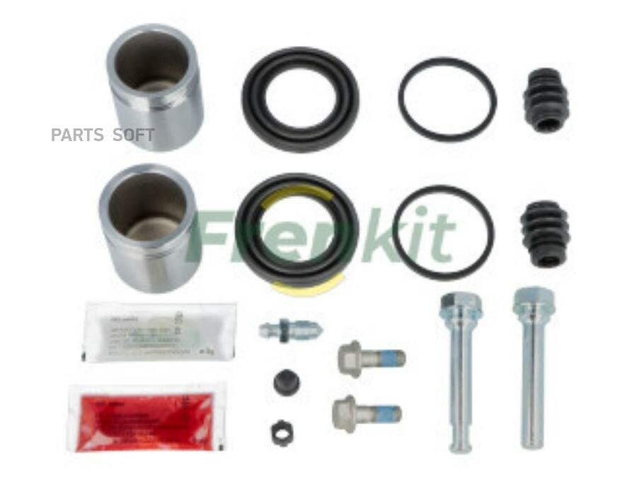 FRENKIT 743242 Ремкомплект суппорта+поршень+комплект направляющих HYUNDAI H 1 2.4 02-08-> / H 1 2.5 CRDi 12-02-> 24 ()