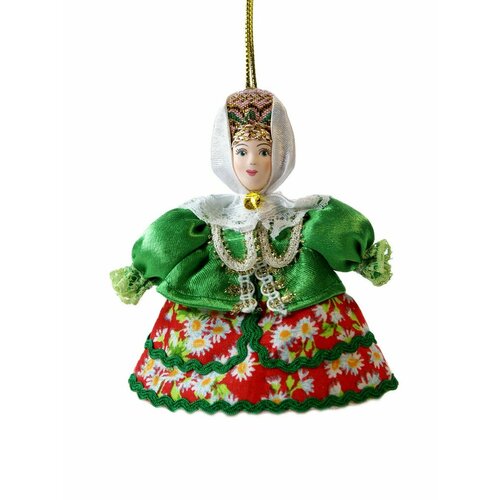 Кукла-подвеска Костромичка. кукла подвеска потешного промысла щелкунчик с деревянной головой